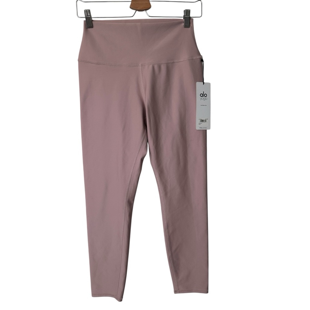 NWT Alo Yoga High-Waisted Airlift Mauve Leggings Large - Picture 2 of 10